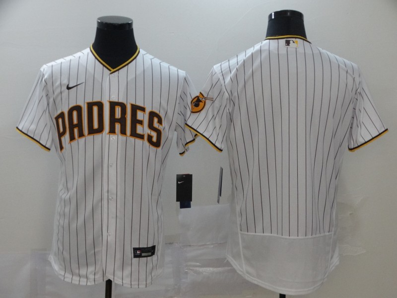 Men's San Diego Padres Blank White Flex Base Stitched Baseball Jersey Men's San Diego Padres Blank White Flex Base Stitched Baseball Jersey
